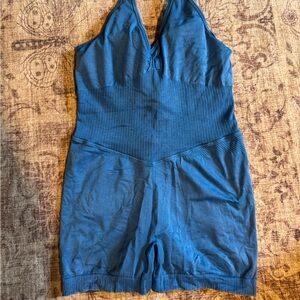 All in Motion Blue Jumpsuit